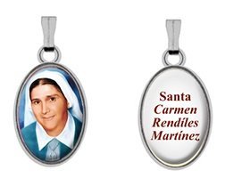 MEDAGLIETTA Santa MARIA CARMEN RENDILES - Ordine minimo: 50 pezzi.