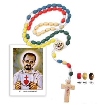 ROSARIO LEGNO CORDA CHARLES DE FOUCAULD