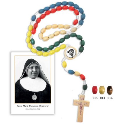 ROSARIO LEGNO CORDA MARIA DOMENICA MANTOVANI - Ordine minimo: 50 pezzi.