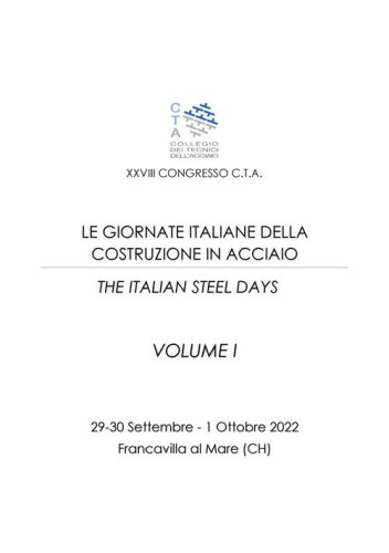 Le XXVIII giornate italiane della costruzione in acciaio-The italian steel days. Ediz. italiana e inglese