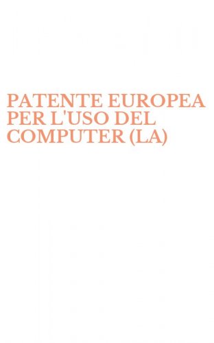 PATENTE EUROPEA PER L'USO DEL COMPUTER (LA)