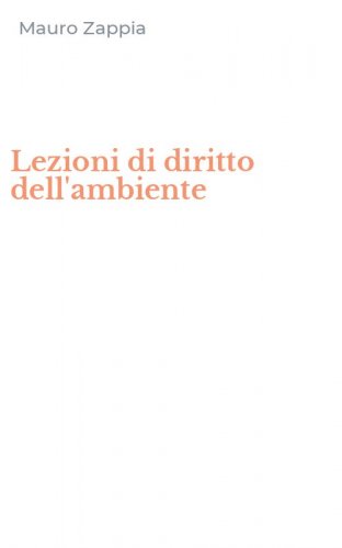Lezioni di diritto dell'ambiente
