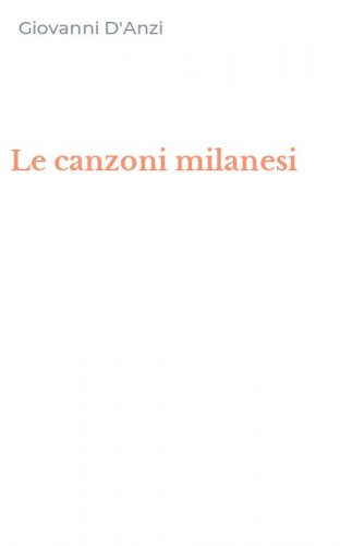 Le canzoni milanesi