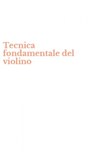 Tecnica fondamentale del violino