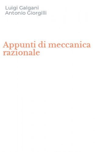 Appunti di meccanica razionale