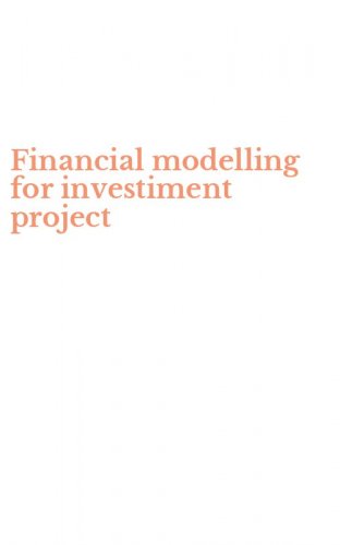 Financial modelling for investiment project