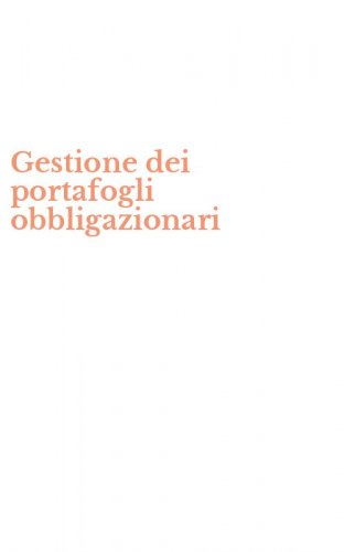Gestione dei portafogli obbligazionari