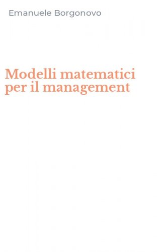 Modelli matematici per il management