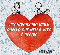 Scarabocchio male, quello che nella vita &egrave; peggio
