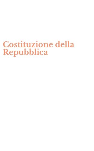 Costituzione della Repubblica