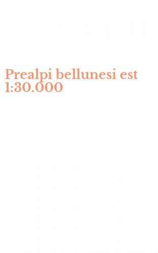 Prealpi bellunesi est 1:30.000