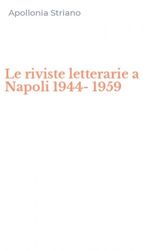 Le riviste letterarie a Napoli 1944-1959