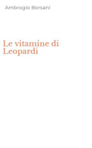Le vitamine di Leopardi