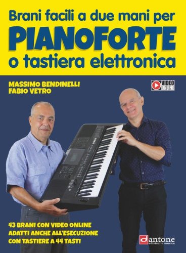 Brani facili a due mani per pianoforte o tastiera elettronica. Partitura
