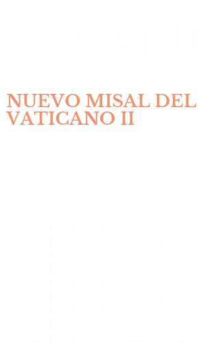 NUEVO MISAL DEL VATICANO II
