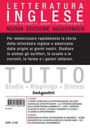 Tutto letteratura inglese. Schemi riassuntivi, quadri d'approfondimento