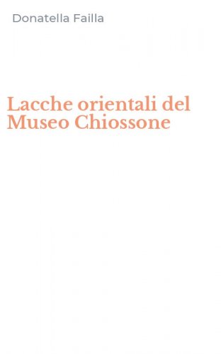 Lacche orientali del Museo Chiossone