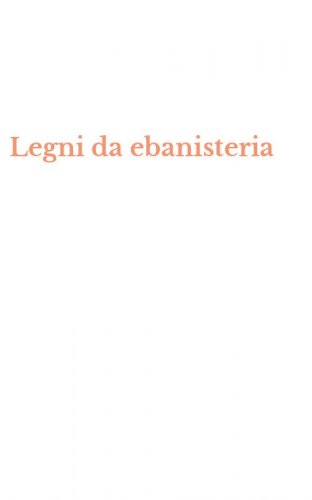 Legni da ebanisteria