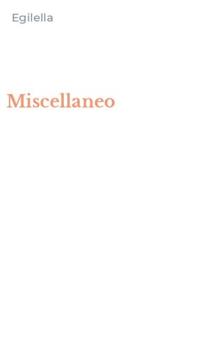 Miscellaneo