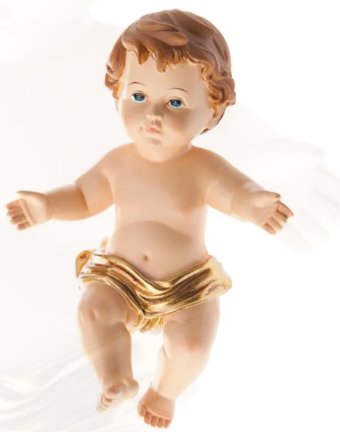 GESU' BAMBINO DORATO 10 CM