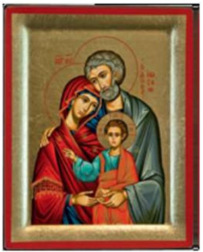 SACRA FAMIGLIA 10X12CM