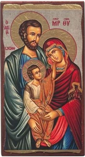 SACRA FAMIGLIA 15X8CM