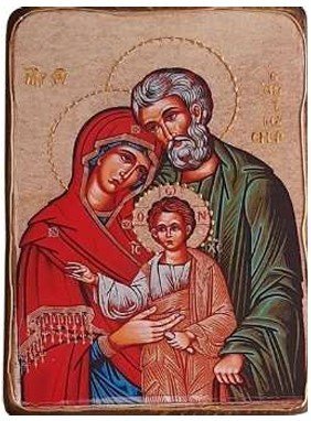 SACRA FAMIGLIA 6X9 CM