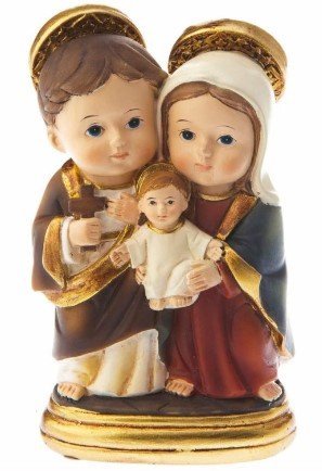 SACRA FAMIGLIA BABY - Altezza 9 cm