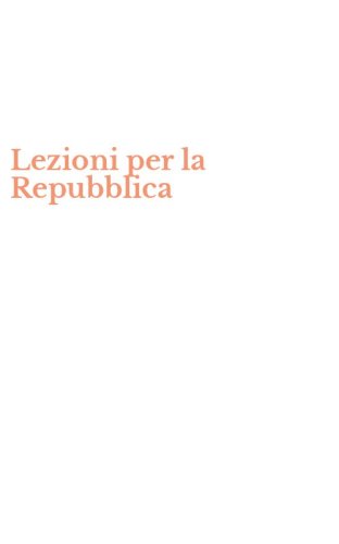 Lezioni per la Repubblica
