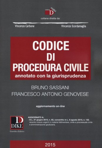 Codice di procedura civile. Annotato con la giurisprudenza