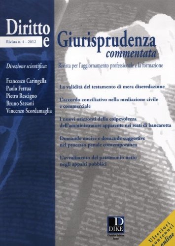 Diritto e giurisprudenza commentata