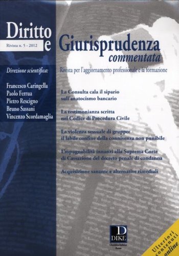 Diritto e giurisprudenza commentata