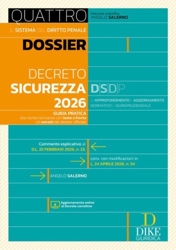 Dossier Decreto Sicurezza 2026