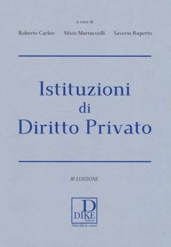 Istituzioni di diritto privato