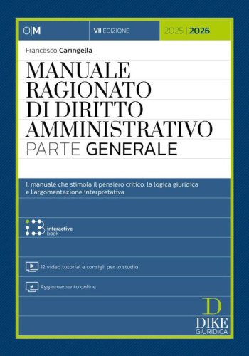 Manuale ragionato di diritto amministrativo. Parte generale