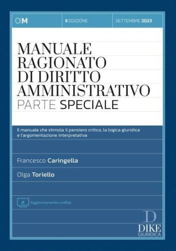 Manuale ragionato di diritto amministrativo. Parte speciale