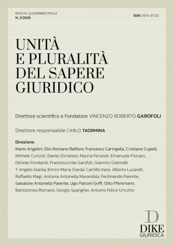Unit&agrave; e pluralit&agrave; del sapere giuridico