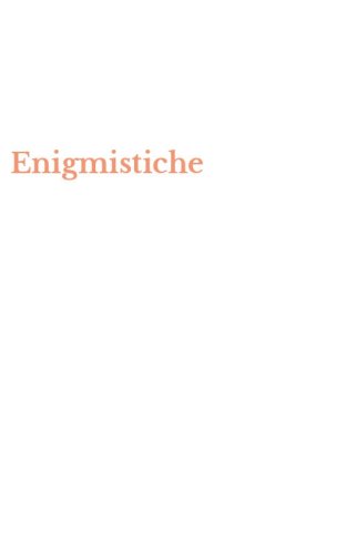Enigmistiche