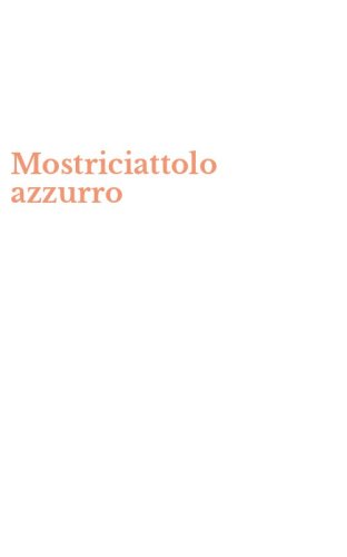 Mostriciattolo azzurro