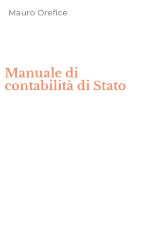 Manuale di contabilit&agrave; di Stato