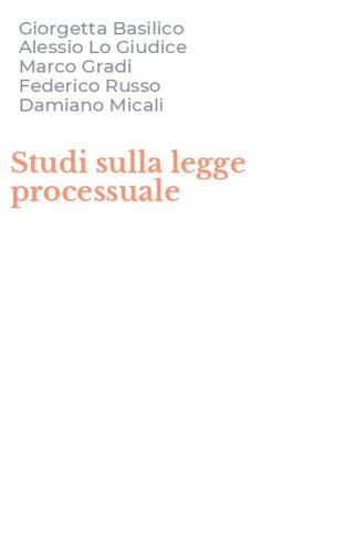 Studi sulla legge processuale