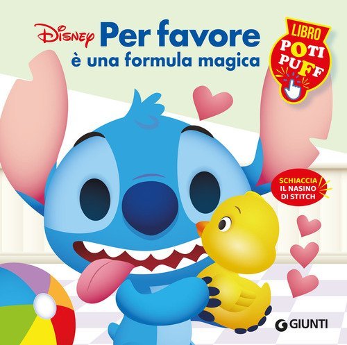 Per favore &egrave; una formula magica. Stitch. Poti puff