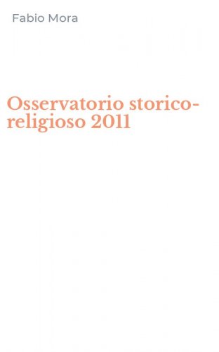 Osservatorio storico-religioso 2011