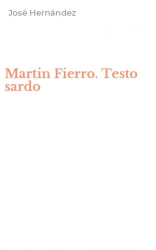 Martin Fierro. Testo sardo