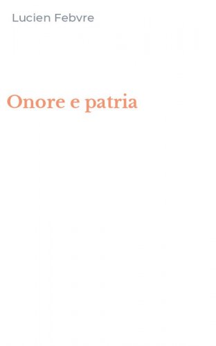 Onore e patria