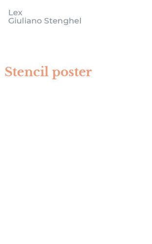 Stencil poster