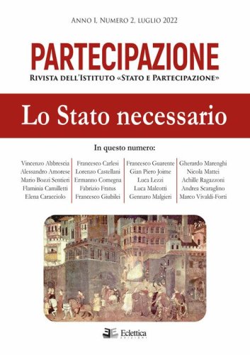 Partecipazione. Rivista dell'Istituto &laquo;Stato e Partecipazione&raquo;
