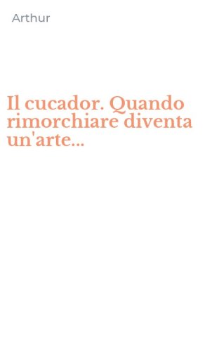 Il cucador. Quando rimorchiare diventa un'arte...