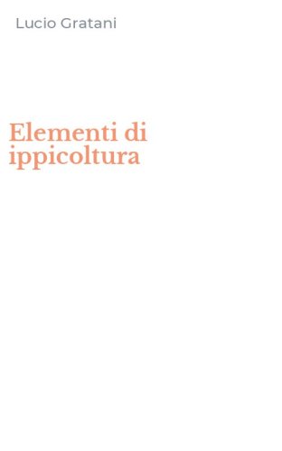 Elementi di ippicoltura