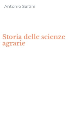 Storia delle scienze agrarie